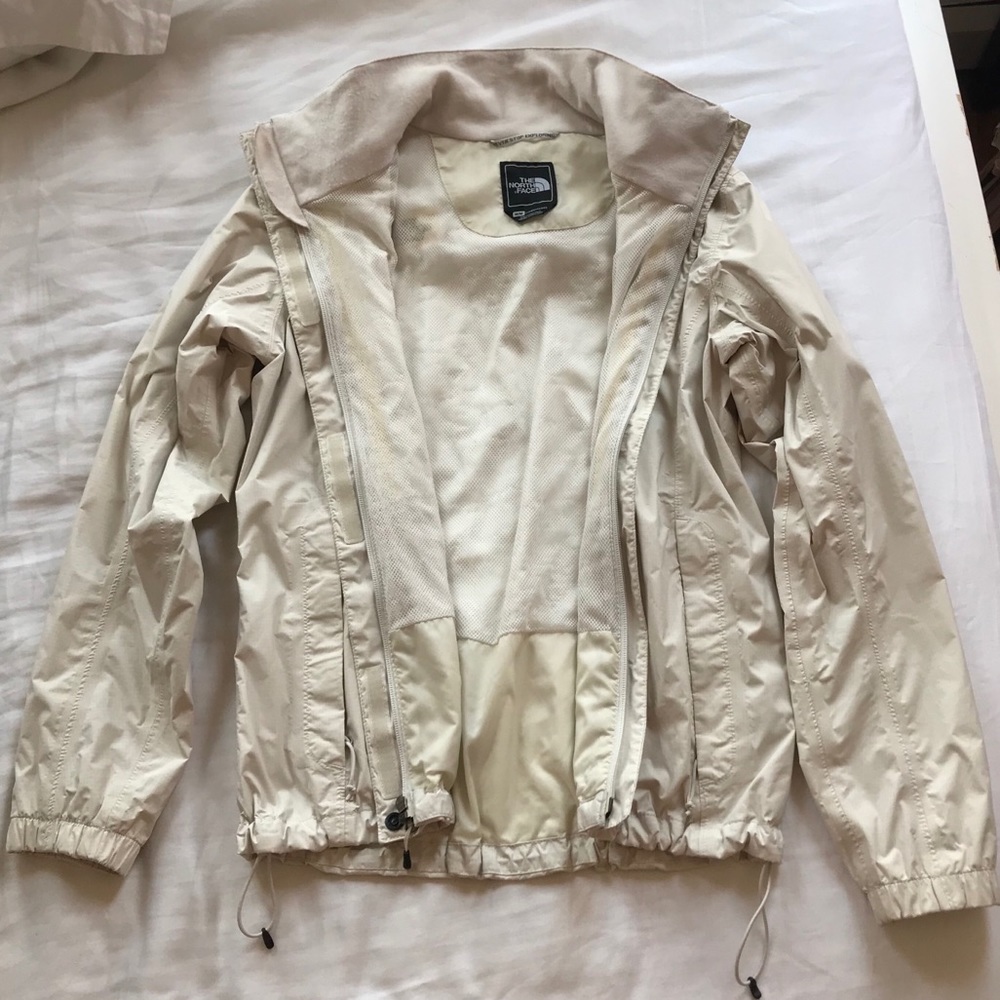 North Face Raincoat - Off-white/Cream